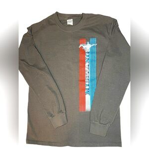 Ford Mustang long sleeve tshirt size Small men’s. Gray graphic tshirt, Vintage